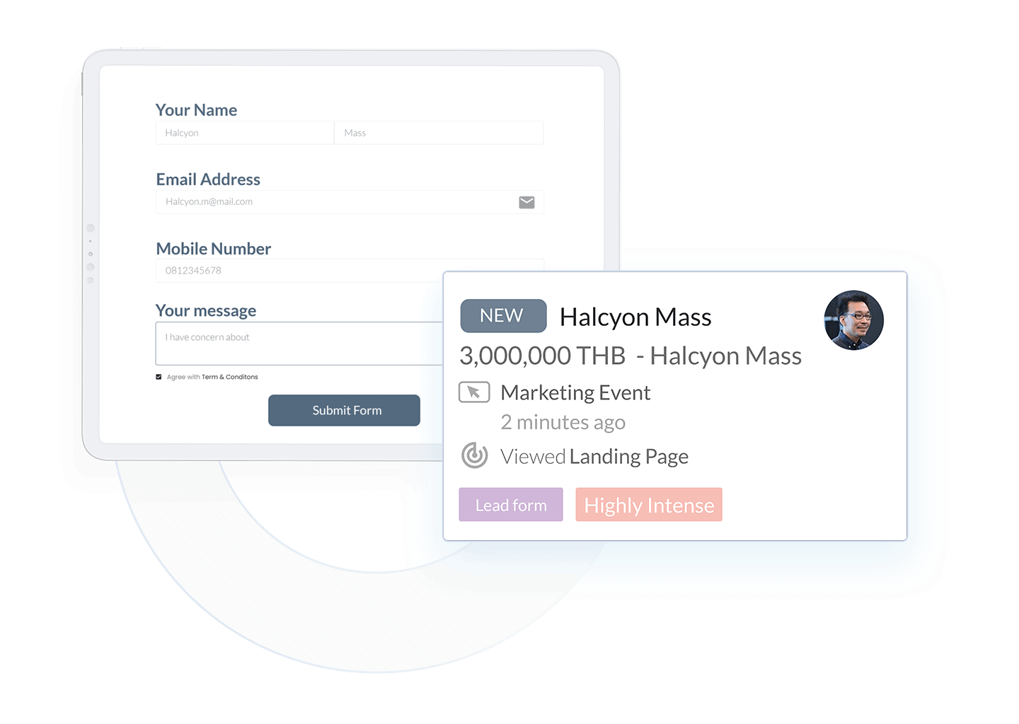 Web Form Lead Capturing