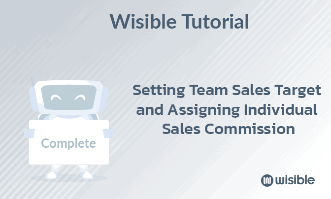 Setting Team Sales Target and Assigning Individual Sales Commission