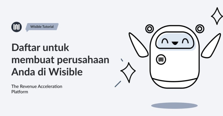 Daftar untuk membuat perusahaan Anda di Wisible