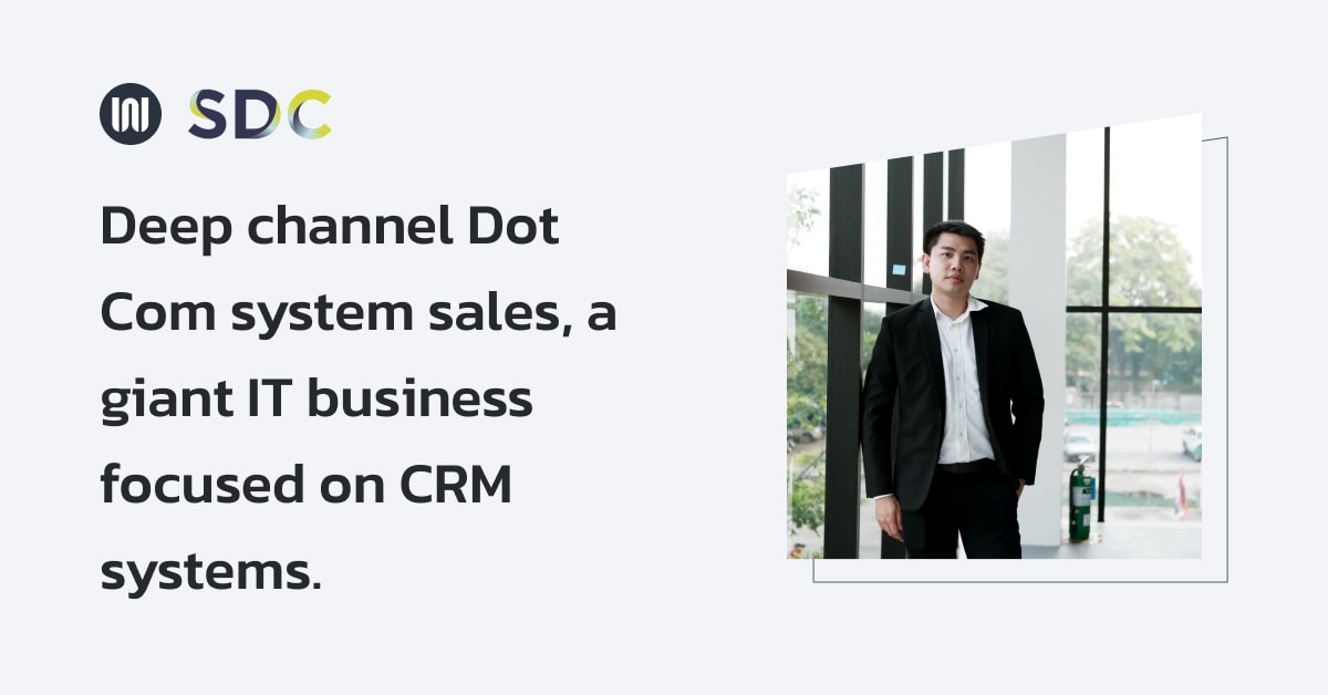 Deep channel Dot Com system sales, a giant IT business focused on CRM systems.